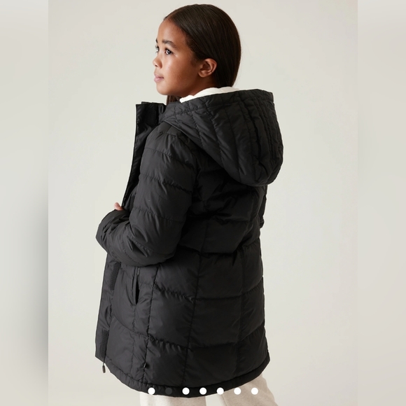 L/12 Athleta Girl Snow Day Down Jacket - Picture 1 of 4